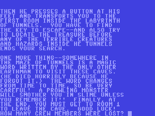 Escape from the Asteroid of Doom — ss (WOR)