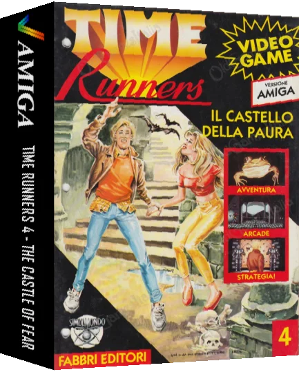 Time Runners 4 - The Castle of Fear — box-3D (IT)