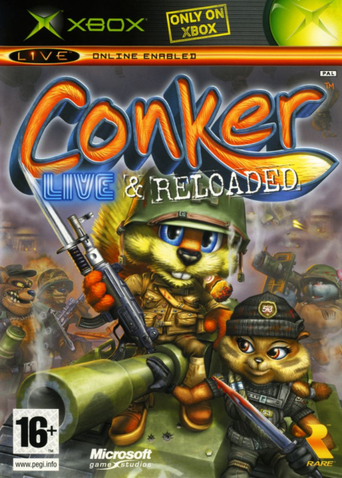 Conker - Live & Reloaded — box-2D (EU)