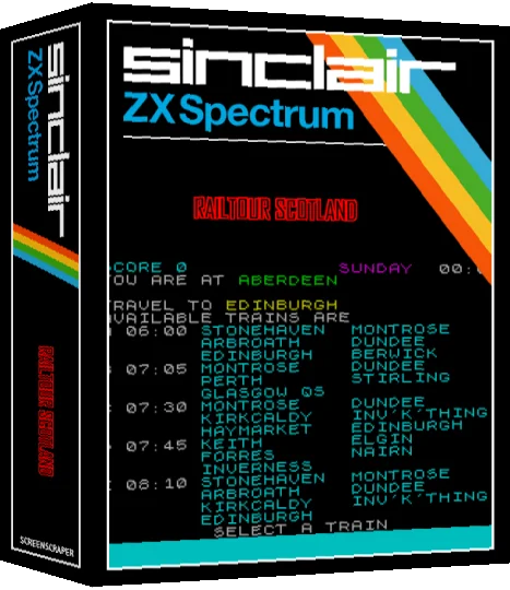 Railtour Scotland — box-3D (SS)