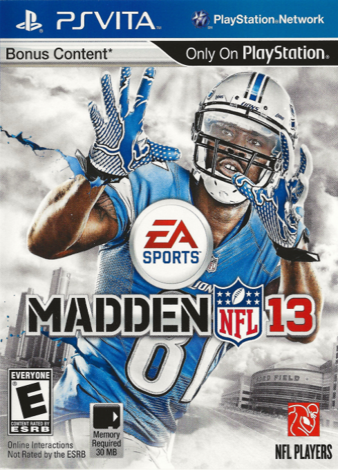 Madden 13 box art