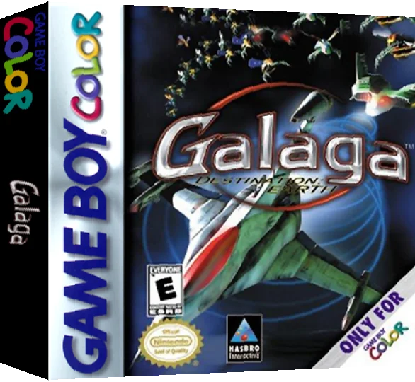 Galaga - Destination Earth — box-3D (US)
