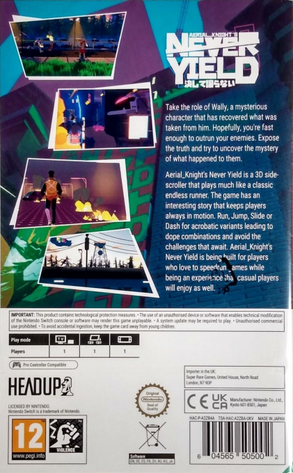 Aerial_Knight's Never Yield — box-2D-back (EU)