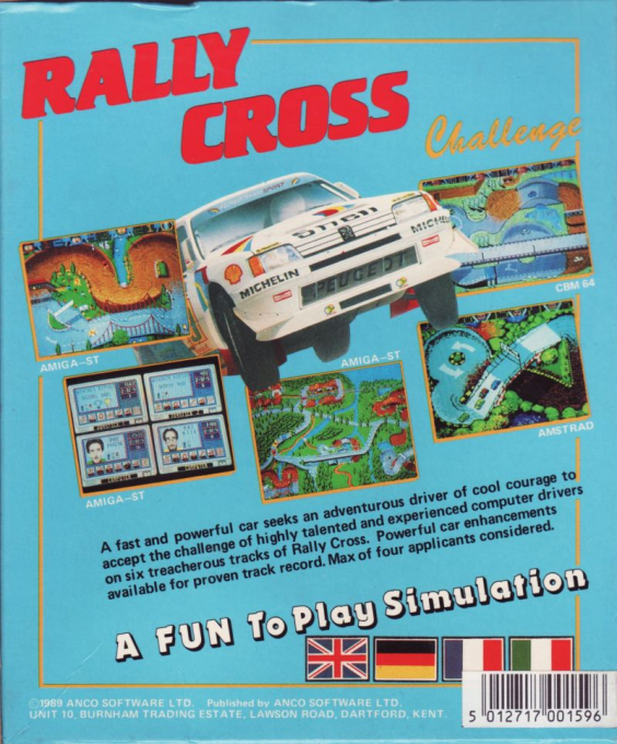 Rally Cross Challenge — box-2D-back (EU)
