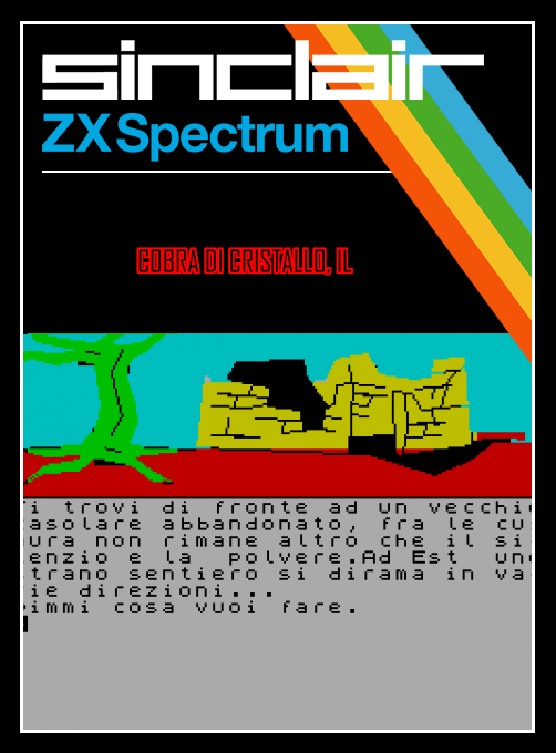 Cobra Di Cristallo, Il box art
