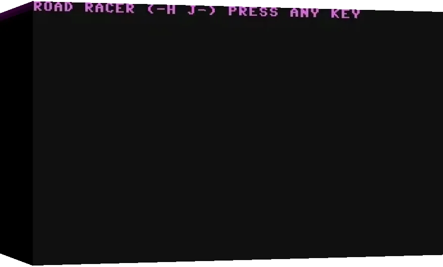 C-64 Road Racer — box-3D (WOR)