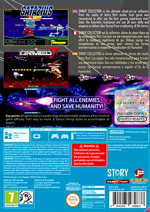 Shmup Collection — box-2D-back (EU)