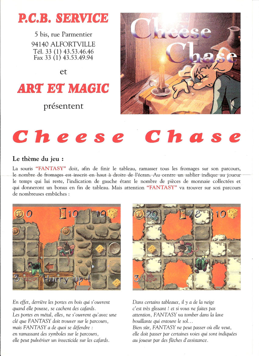 Cheese Chase box art