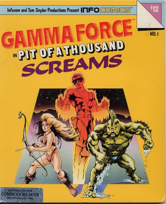 Gamma Force in Pit of a Thousand Screams box art