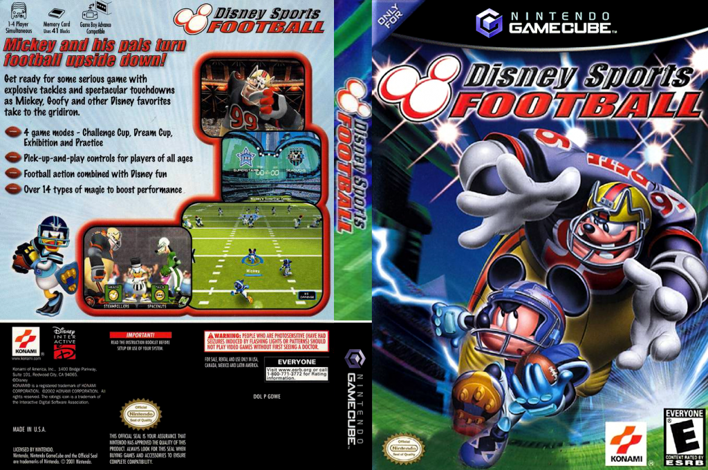 Disney Sports - Football — box-texture (US)