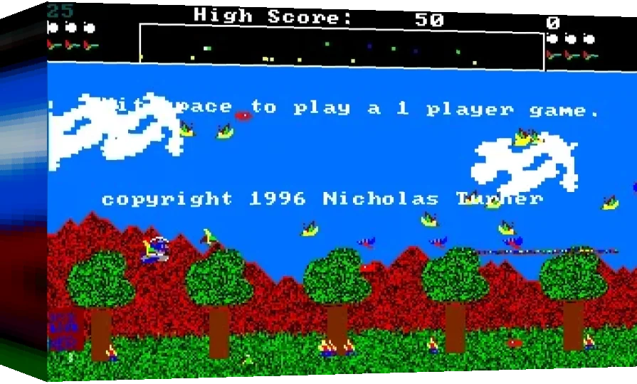Space Havoc II — box-3D (WOR)