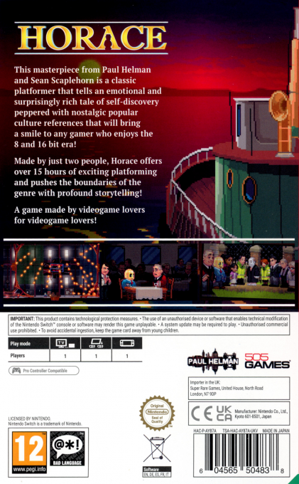 Horace — box-2D-back (EU)