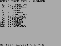 Revised Champions of Cricket — ss (WOR)