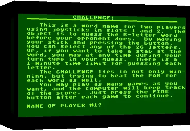 Challenge! — box-3D (WOR)