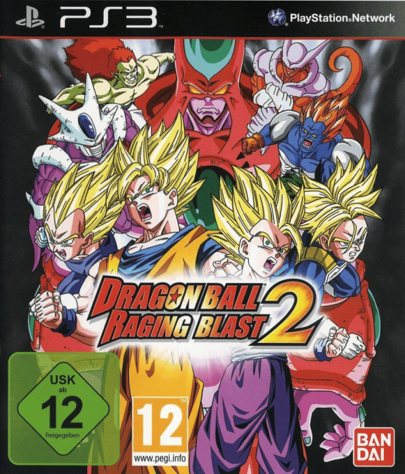 Dragon Ball - Raging Blast 2 — box-2D (DE)
