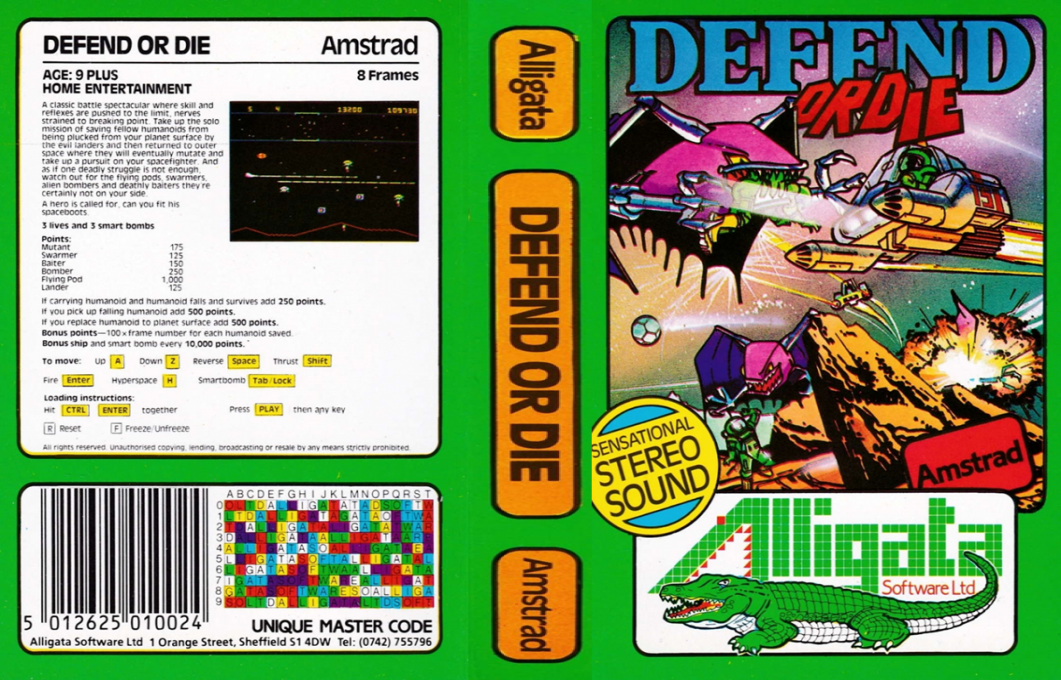 Defend Or Die — box-texture (EU)