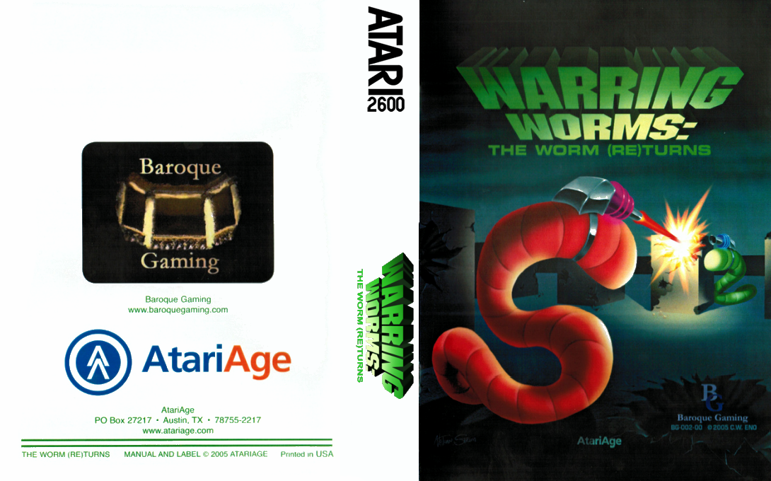 Warring Worms - The Wormturns — box-texture (US)