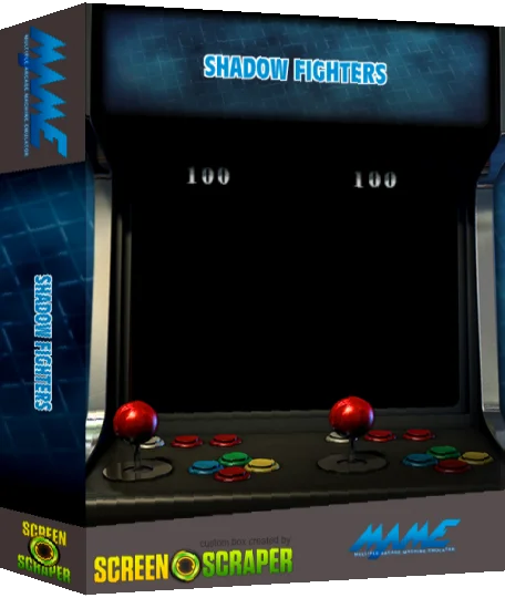 Shadow Fighters — box-3D (SS)
