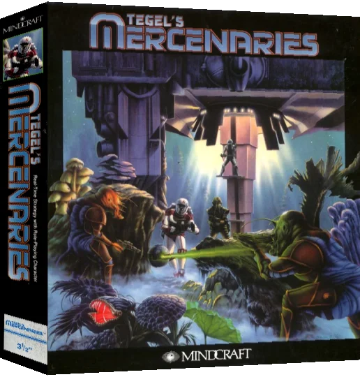 Tegel's Mercenaries — box-3D (US)