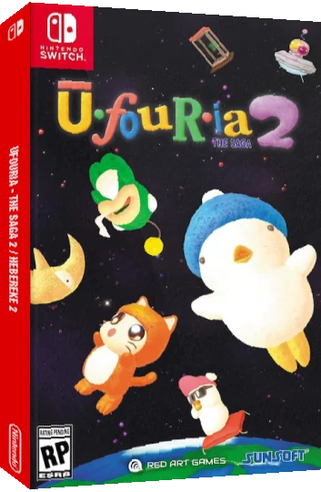 Ufouria - The Saga 2 / Hebereke 2 — box-3D (US)