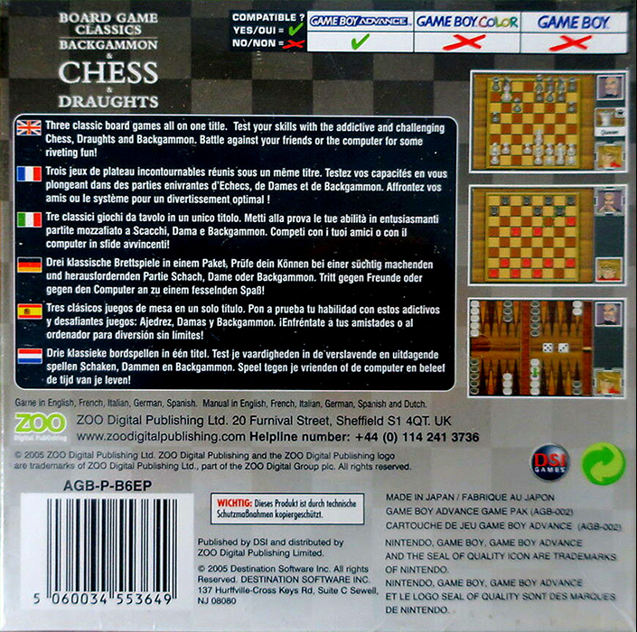 Board Game Classics - Backgammon & Chess & Draughts — box-2D-back (EU)