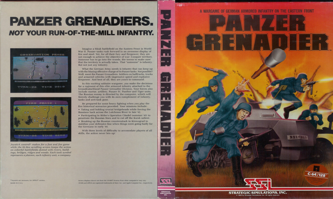 Panzer Grenadier — box-texture (US)