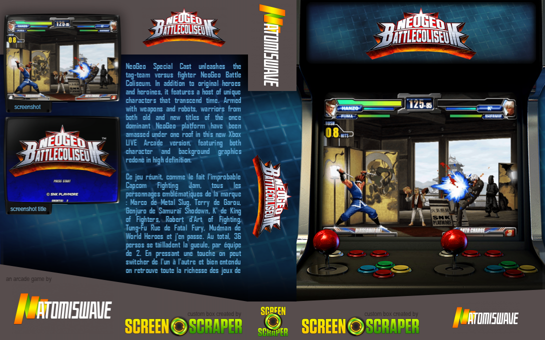 NeoGeo Battle Coliseum — box-texture (SS)