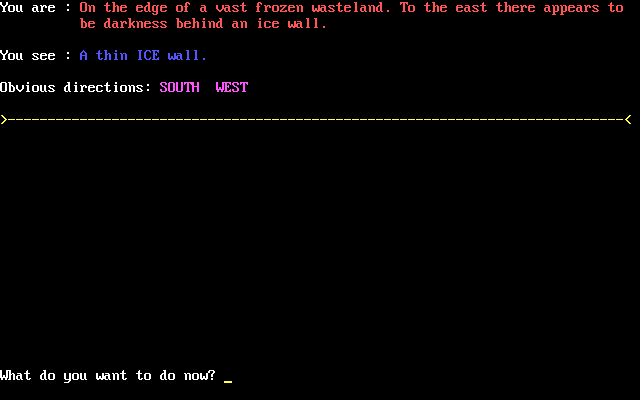 Terror in the Ice Caverns — ss (WOR)