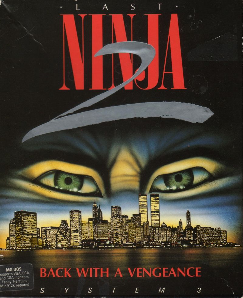 Last Ninja 2 - Back with a Vengeance box art
