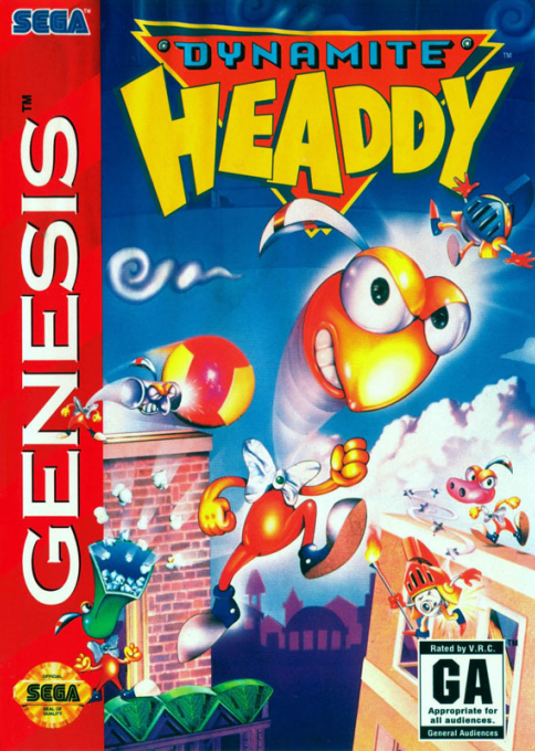 Dynamite Headdy box art