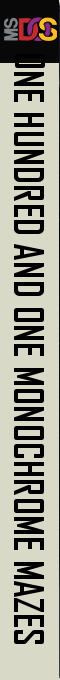 One Hundred And One Monochrome Mazes — box-2D-side (US)