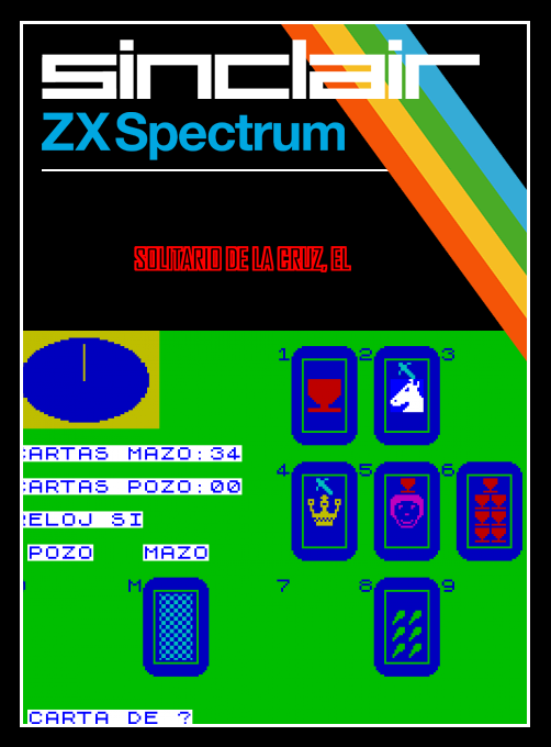 Solitario de la Cruz, El box art