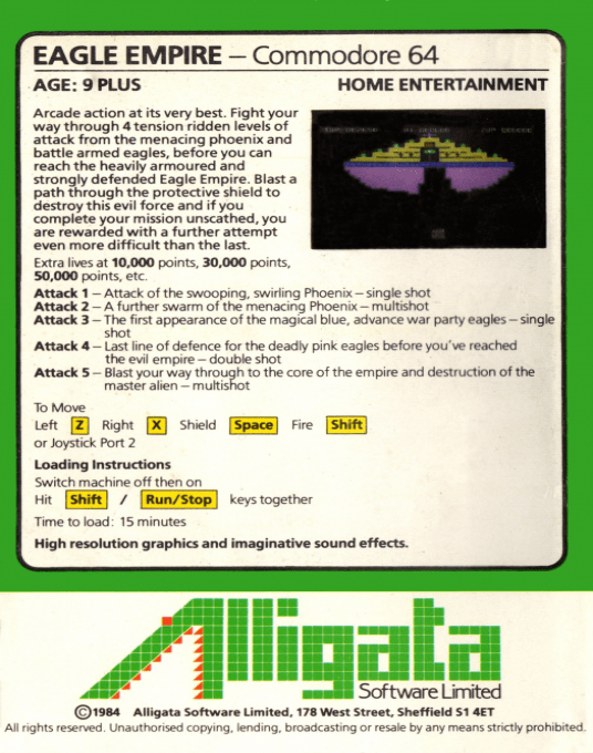 Eagle Empire — box-2D-back (EU)