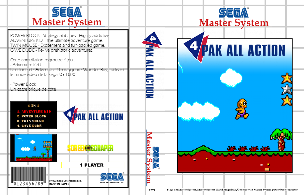 4 PAK All Action — box-texture (SS)