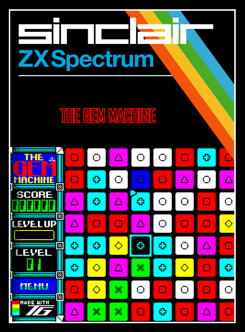 Gem Machine, The box art