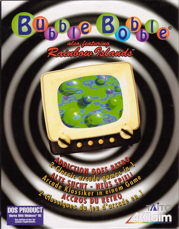 Bubble Bobble Also Featuring Rainbow Islands box art