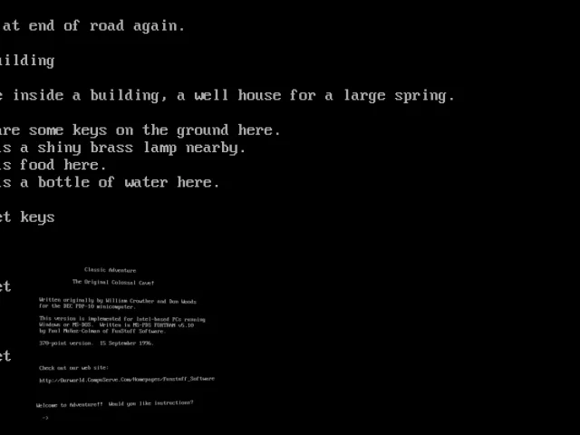Classic Adventure: The Original Colossal Cave! — mixrbv2 (WOR)