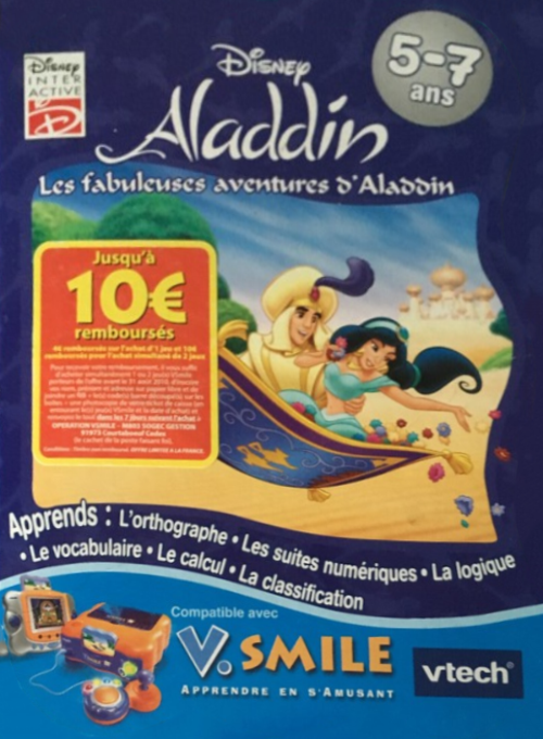 Aladdin - Aladdin's Wonders of the World — box-2D (FR)