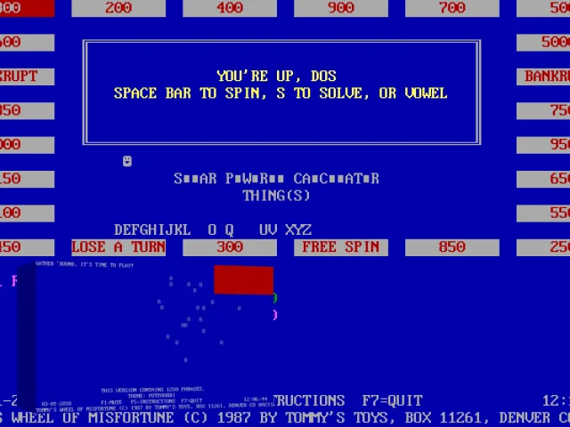 Tommy's Wheel Of Misfortune — mixrbv2 (WOR)