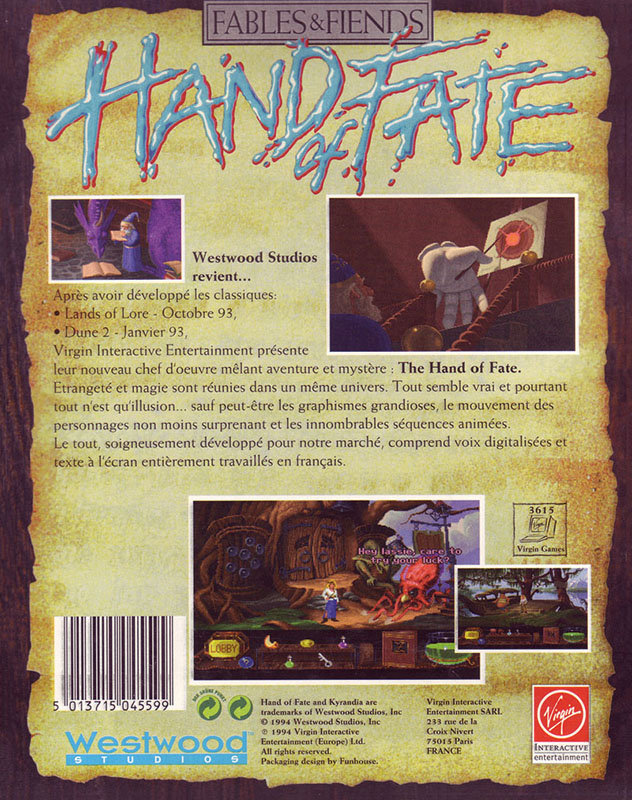 Hand of Fate — box-2D-back (FR)