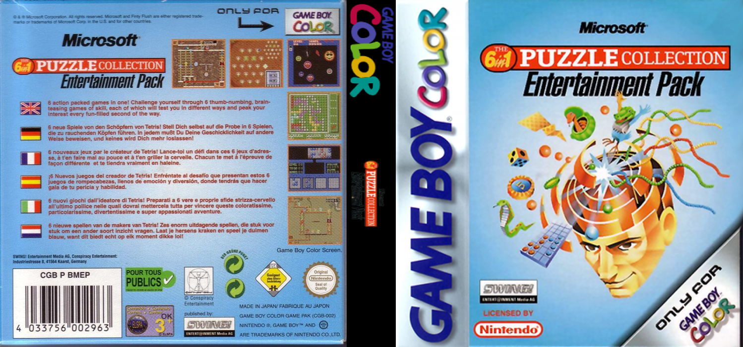 Microsoft - The 6 in 1 Puzzle Collection Entertainment Pack — box-texture (EU)