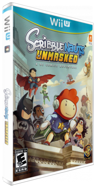 Scribblenauts Unmasked - A DC Comics Adventure — box-3D (US)