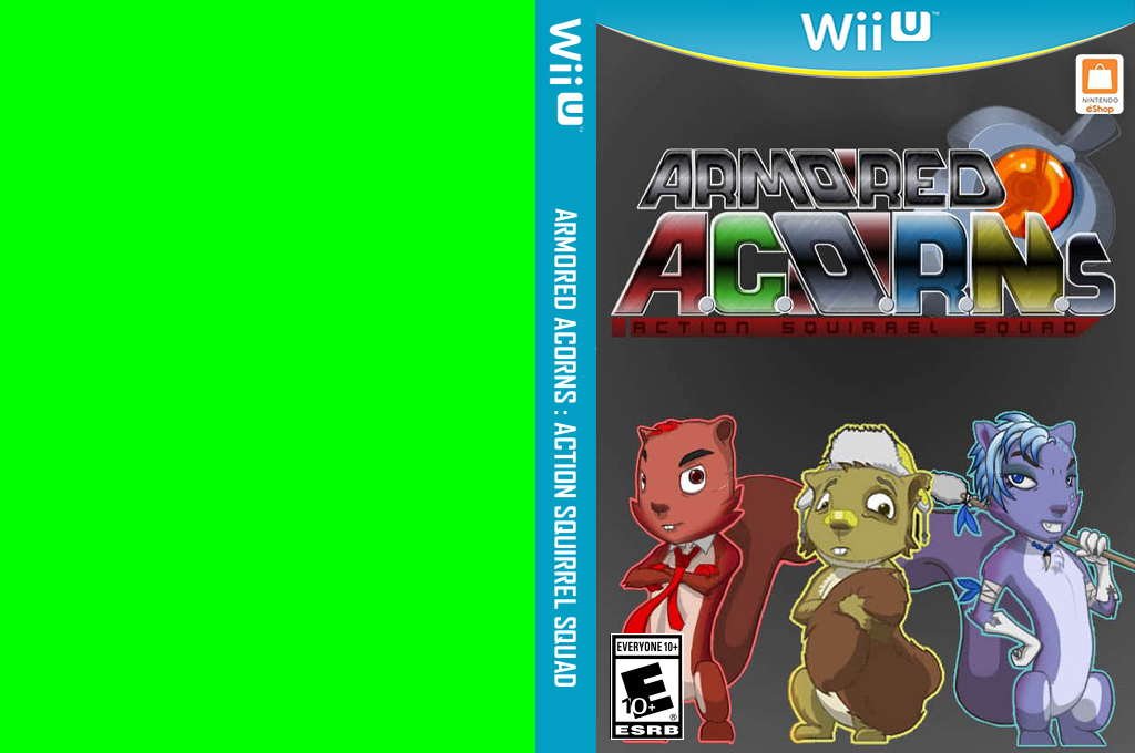 Armored Acorns - Action Squirrel Squad — box-texture (US)