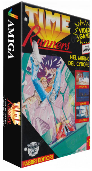 Time Runners 12 - A Target for the Cyborg — box-3D (IT)
