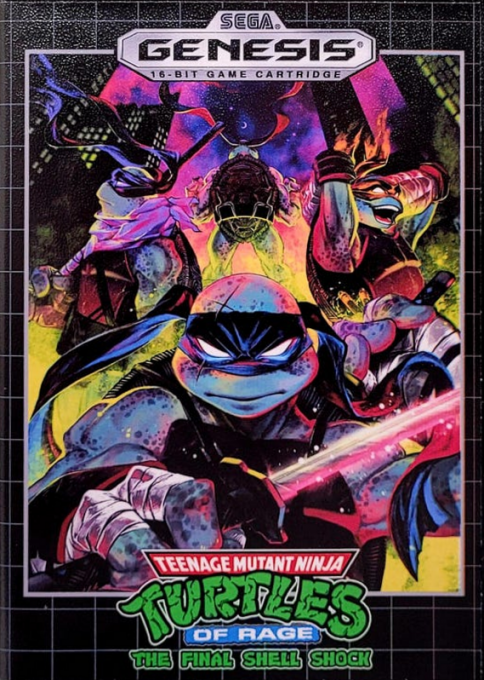 TMNT Of Rage : The Final Shell Shock box art