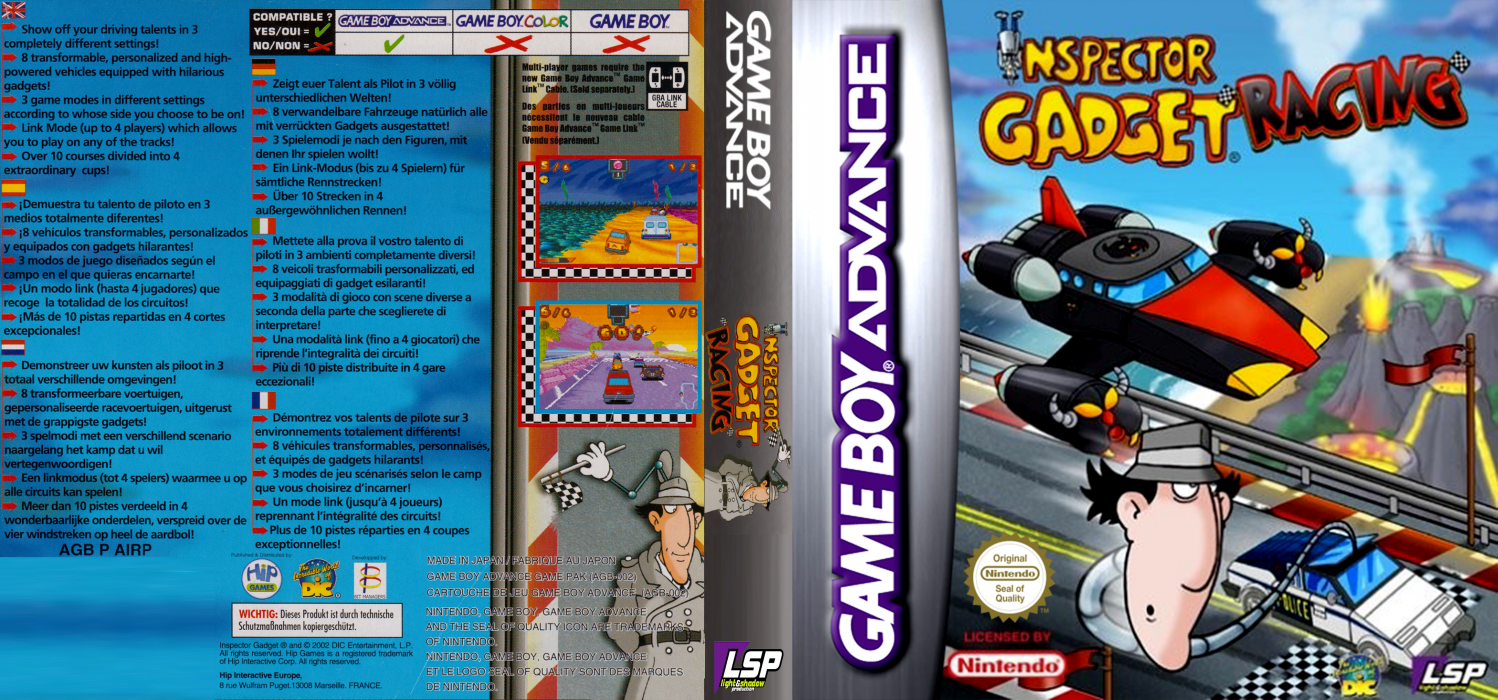 Inspector Gadget Racing — box-texture (EU)