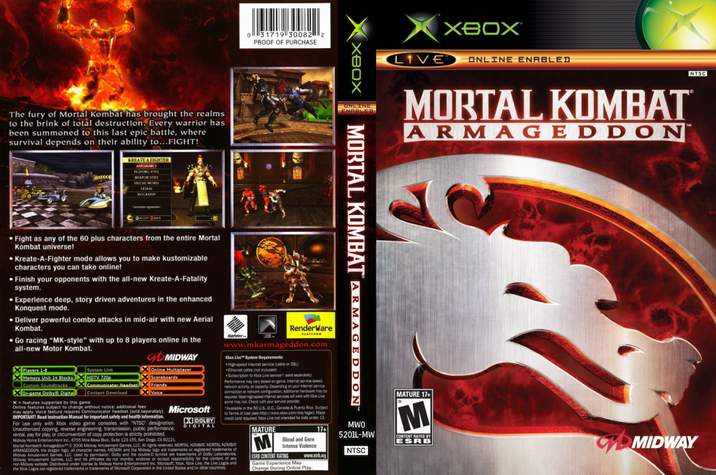 Mortal Kombat Armageddon — box-texture (US)