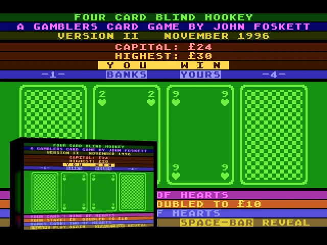 Four Card Blind Hookey 7 — mixrbv2 (WOR)