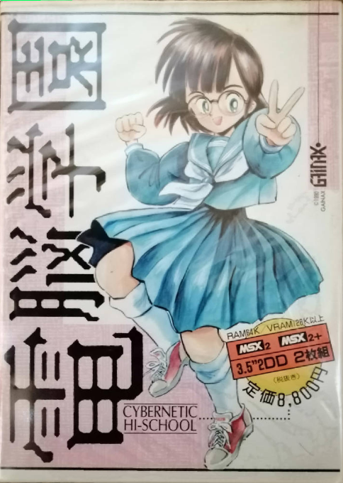 Dennou Gakuen 1 - Cybernetic Hi-school box art