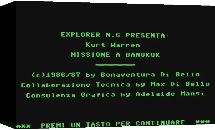 Kurt Warren - Missione a Bangkok — box-3D (WOR)
